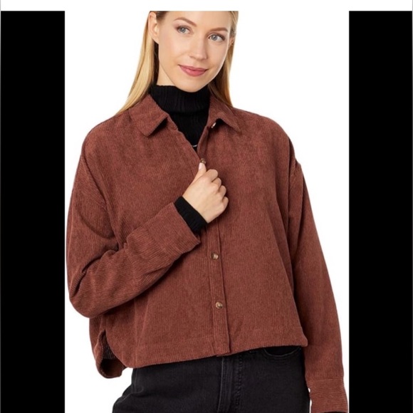 Madewell Women’s Collar Ribbed Knit Button-Down Top Size Large - Picture 2 of 7